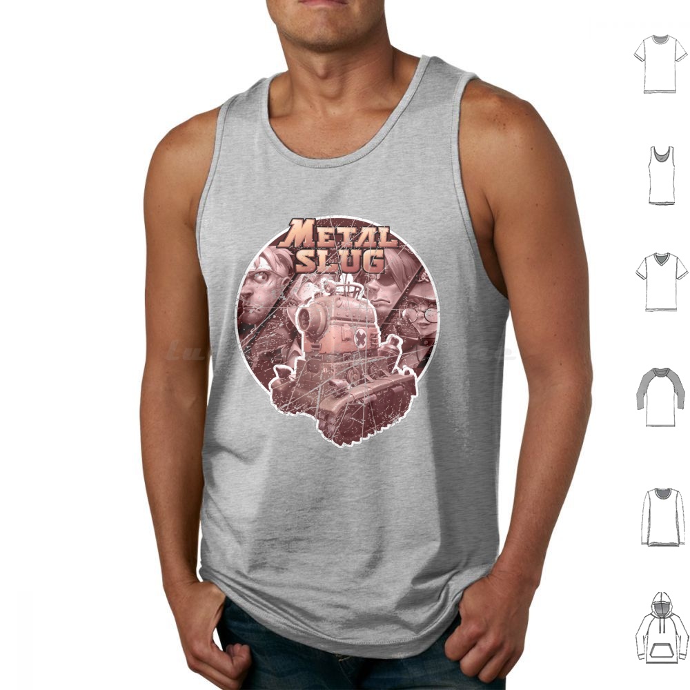 Retro Gaming Juegos - Metal Slug Retro Tank Tops Estampado