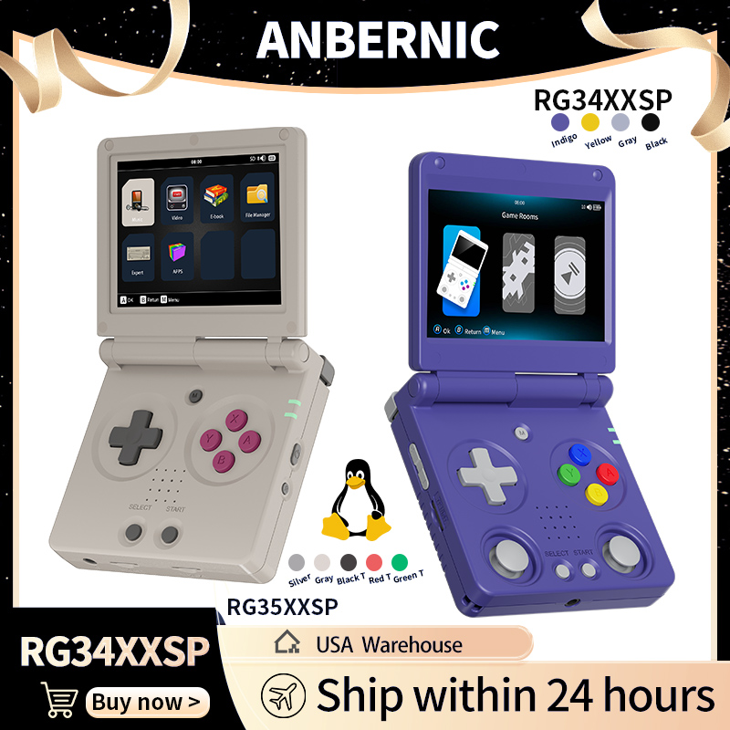 Retro Gaming Anbernic - Anbernic RG34XXSP RG35XXSP Consola de juegos