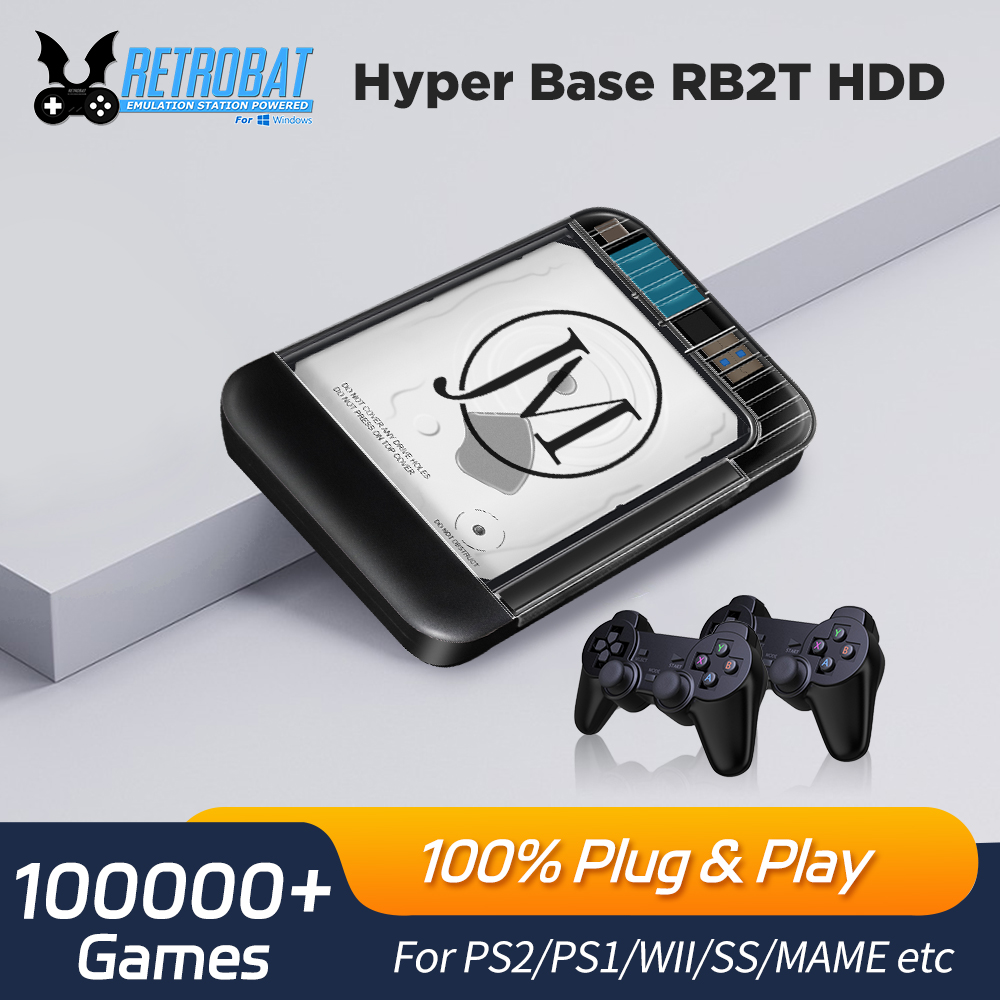 Retro Gaming Hdd - HDD de juego externo portátil Retrobat