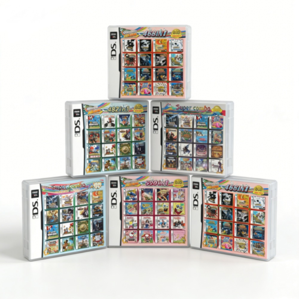 Retro Game Card - Cartucho multijuego con temática de Pokémon
