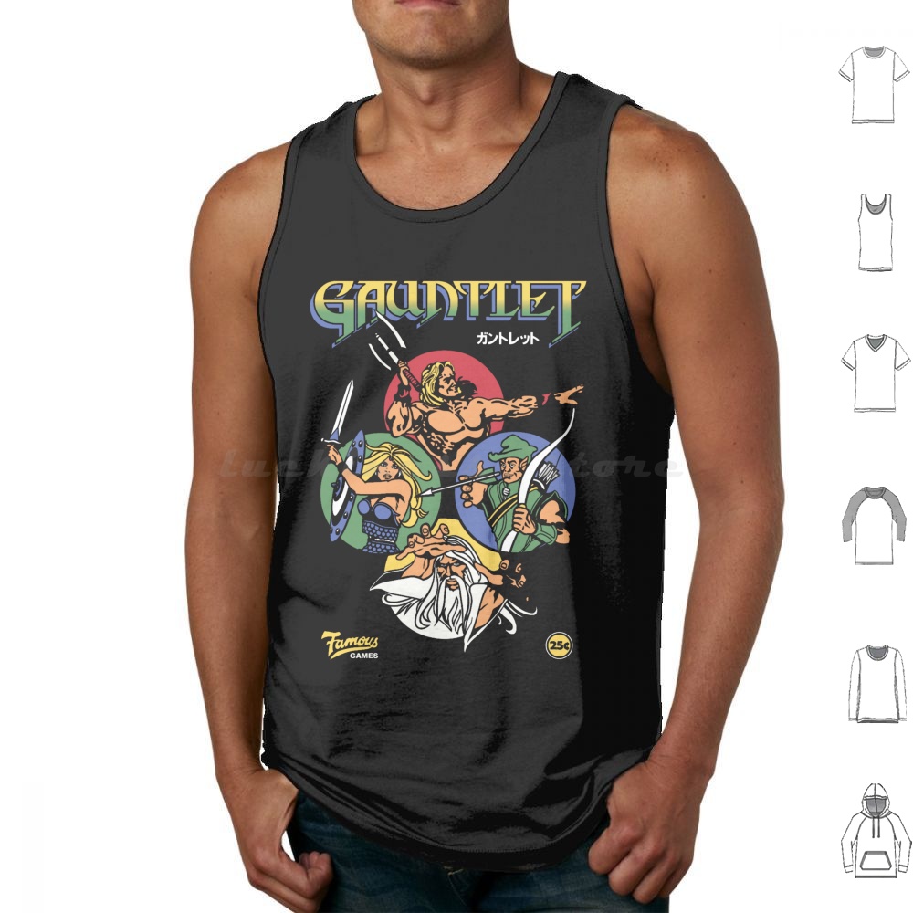 Retro Gaming Juegos - Guantelete Retro Vintage Arcade Gaming camisetas