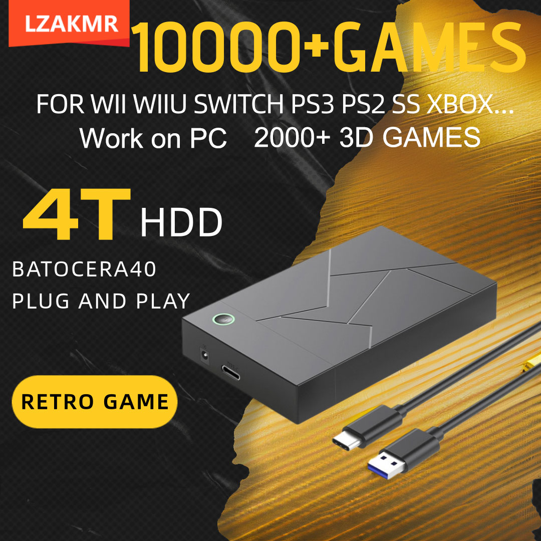 Retro Gaming Hdd - Juego de juegos RetroForge, sistema Batocera