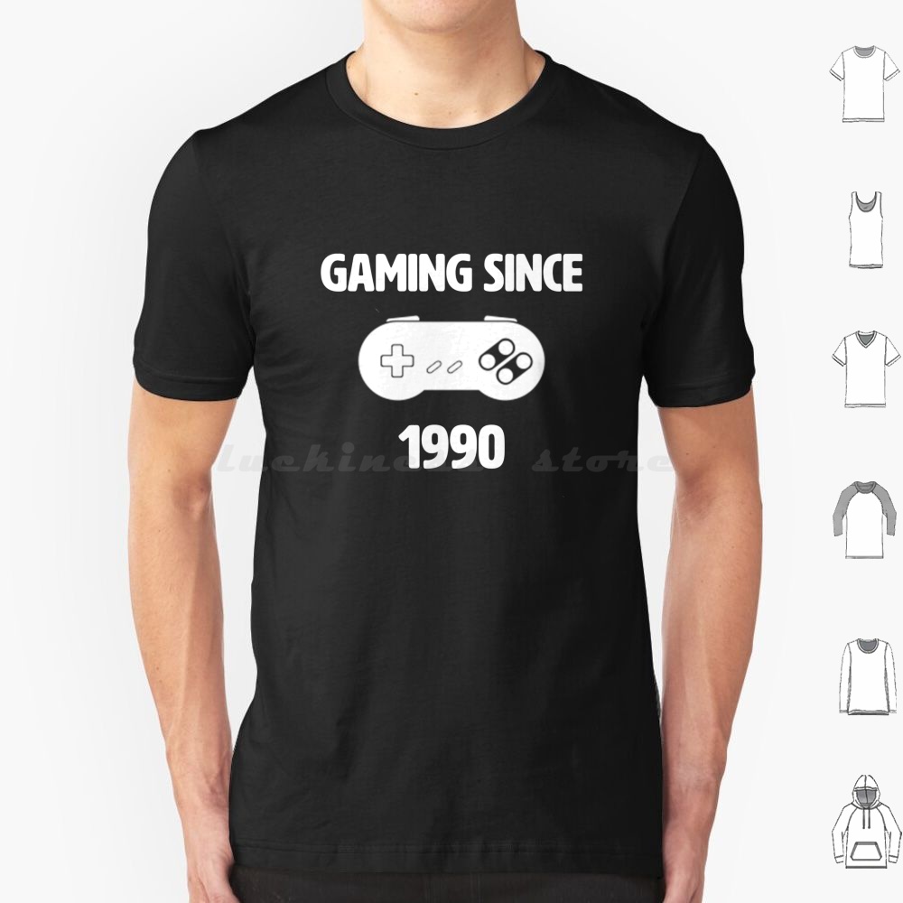 Retro Gaming Juegos - Camiseta Gaming Since 1990 para hombres,