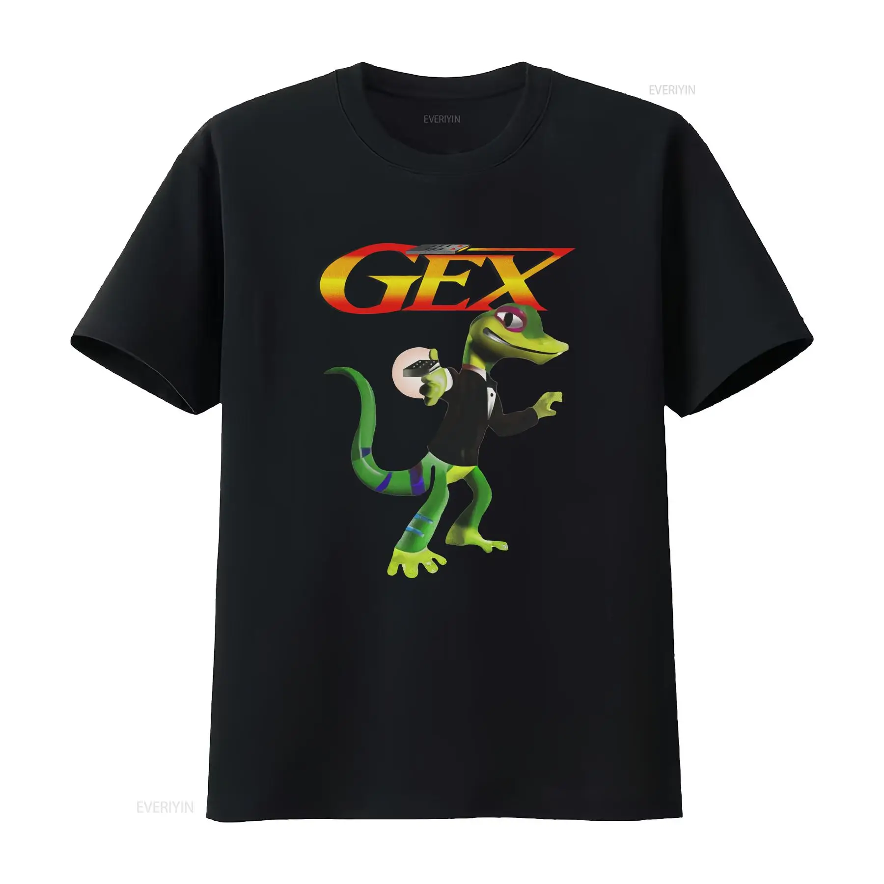 Retro Gaming Gamestop - Camiseta Gecko Game Ps1, estilo clásico,