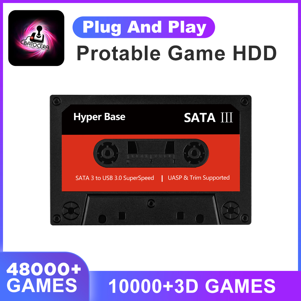 Retro Gaming Hdd - Batocera 35.linux 500G HDD externo juego