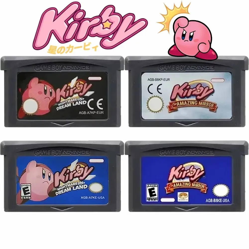 Retro Game Card - Cartucho de videojuego Kirby para consola