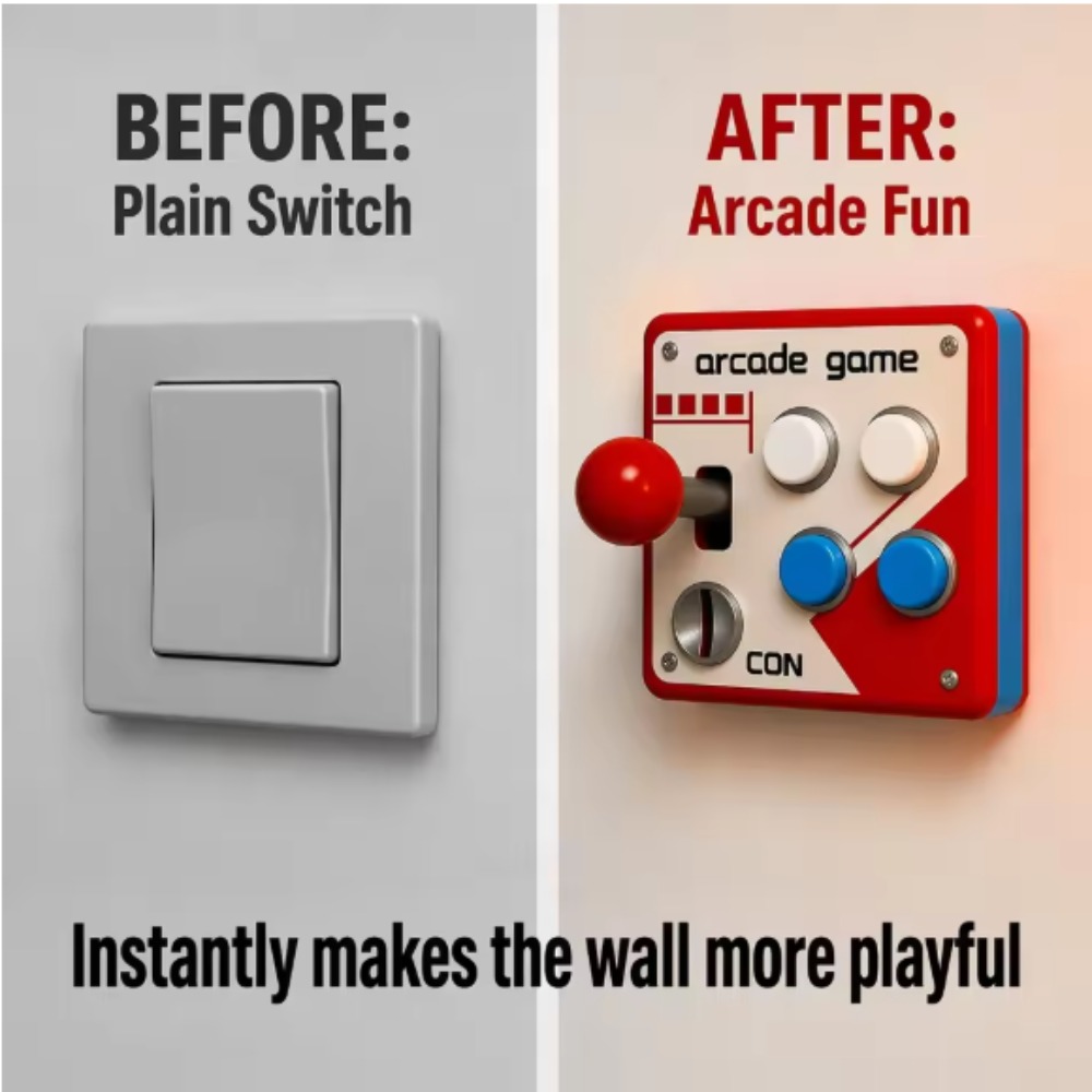 Retro Gaming Joystick - Cubierta de Joystick Retro para Arcade,