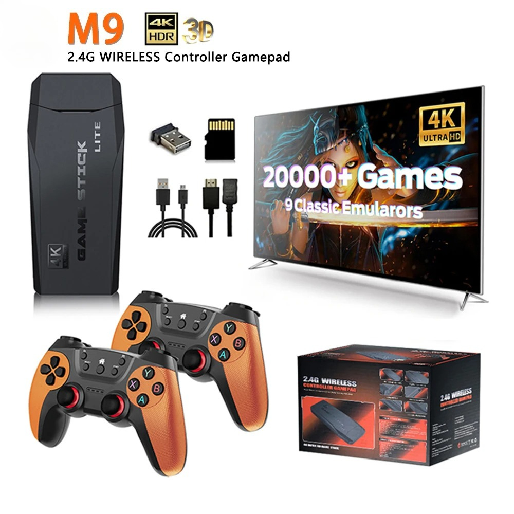 Retro Gaming Hdd - Consola de Videojuegos M9 4K con