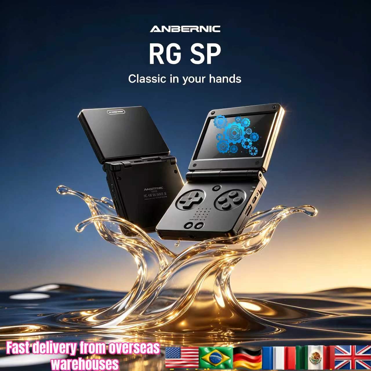 Retro Gaming Anbernic - Consola de Juegos Portátil Anbernic RGSP