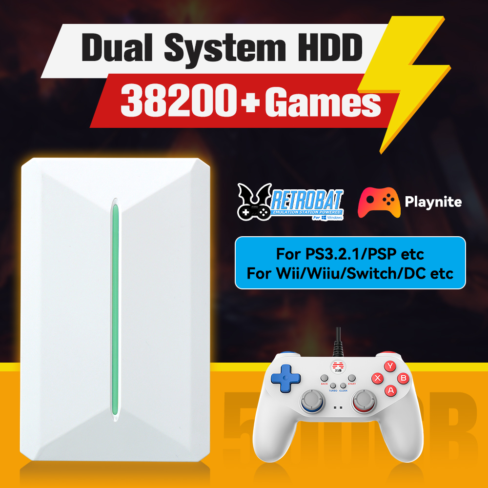 Retro Gaming Hdd - Retrobat & Playnite System HDD consola