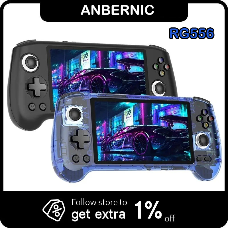Retro Gaming Anbernic - Consola de Juegos Portátil ANBERNIC RG556,