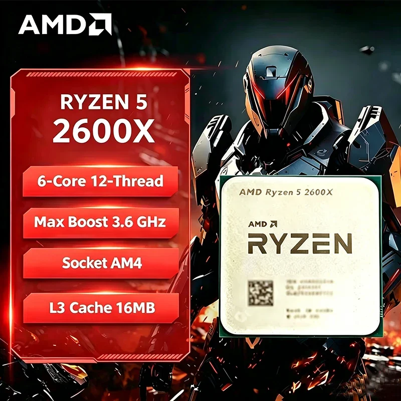Amd Cpu Ryzen 5 - Procesador AMD Ryzen 5 R5 2600X,
