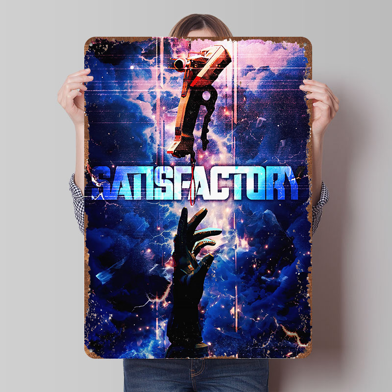 Retro Gaming Juegos - Póster de juego personalizado, letreros metálicos