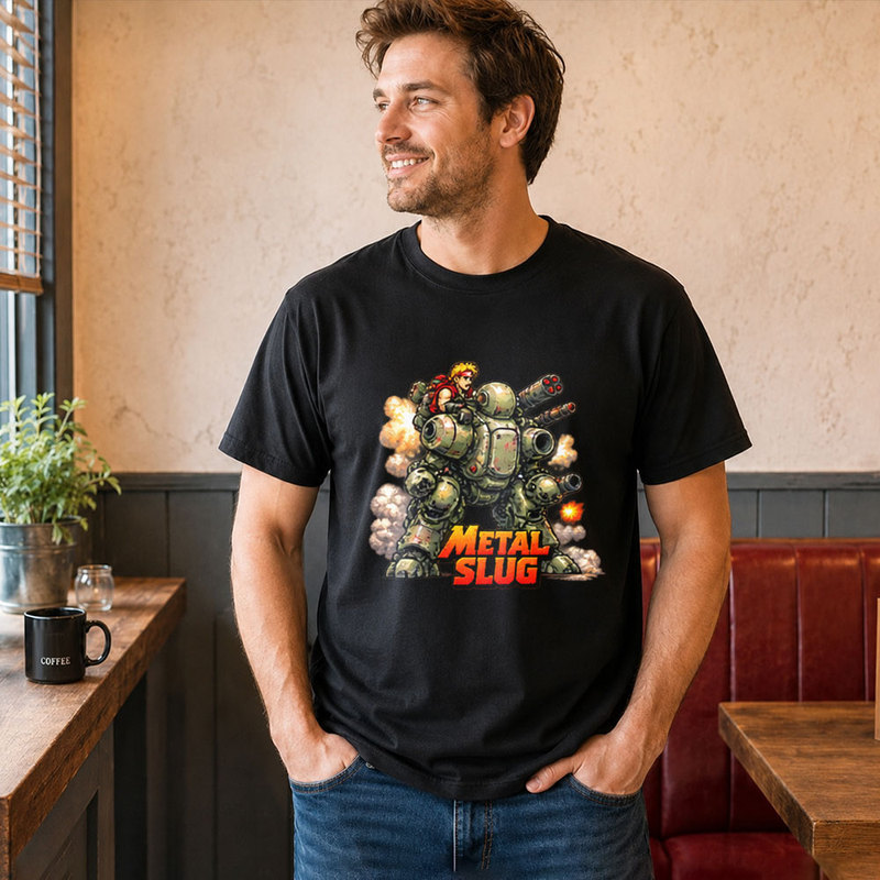 Retro Gaming Juegos - Camiseta clásica Retro Action Shooter Gaming