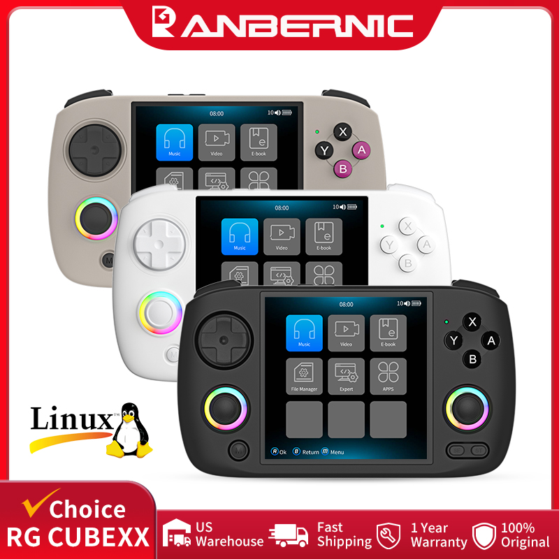 Retro Gaming Anbernic - ANBERNIC-consola de juegos portátil RG CubeXX,