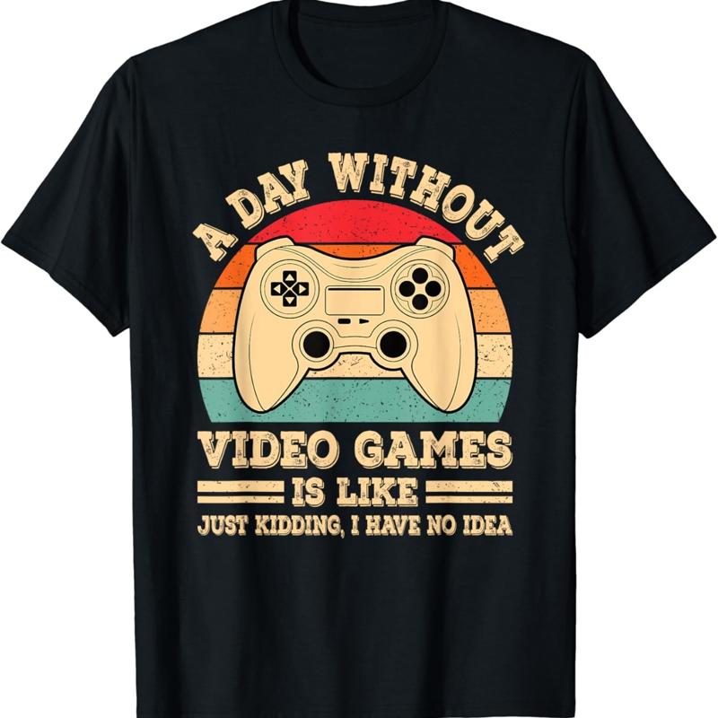 Retro Gaming Gamestop - Un día sin videojuegos, camiseta divertida