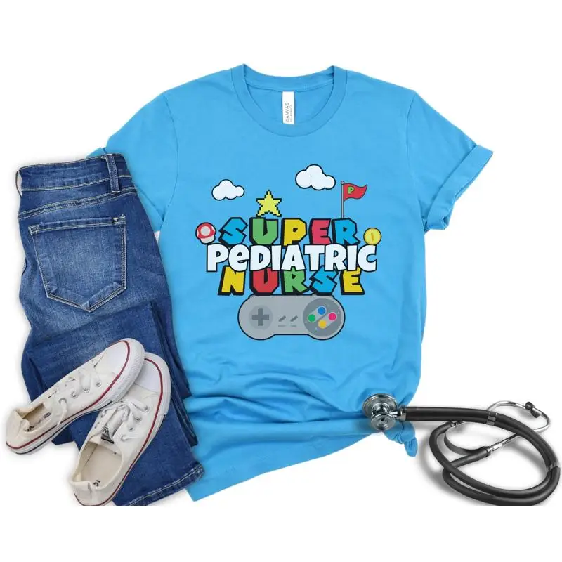 Retro Gaming Gamestop - Camiseta retro de videojuegos para enfermeras
