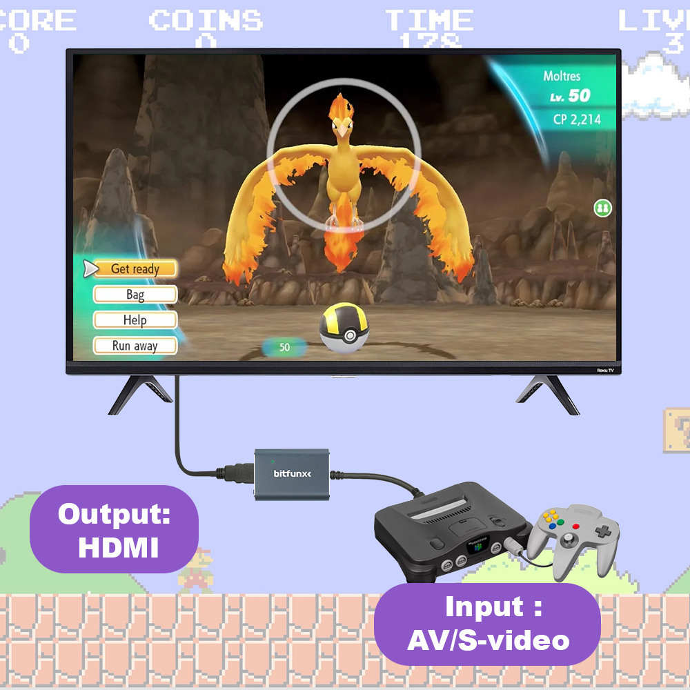 Adaptador Bitfunx 720P Svideo/ - Retro Gaming Unit reseña y precio