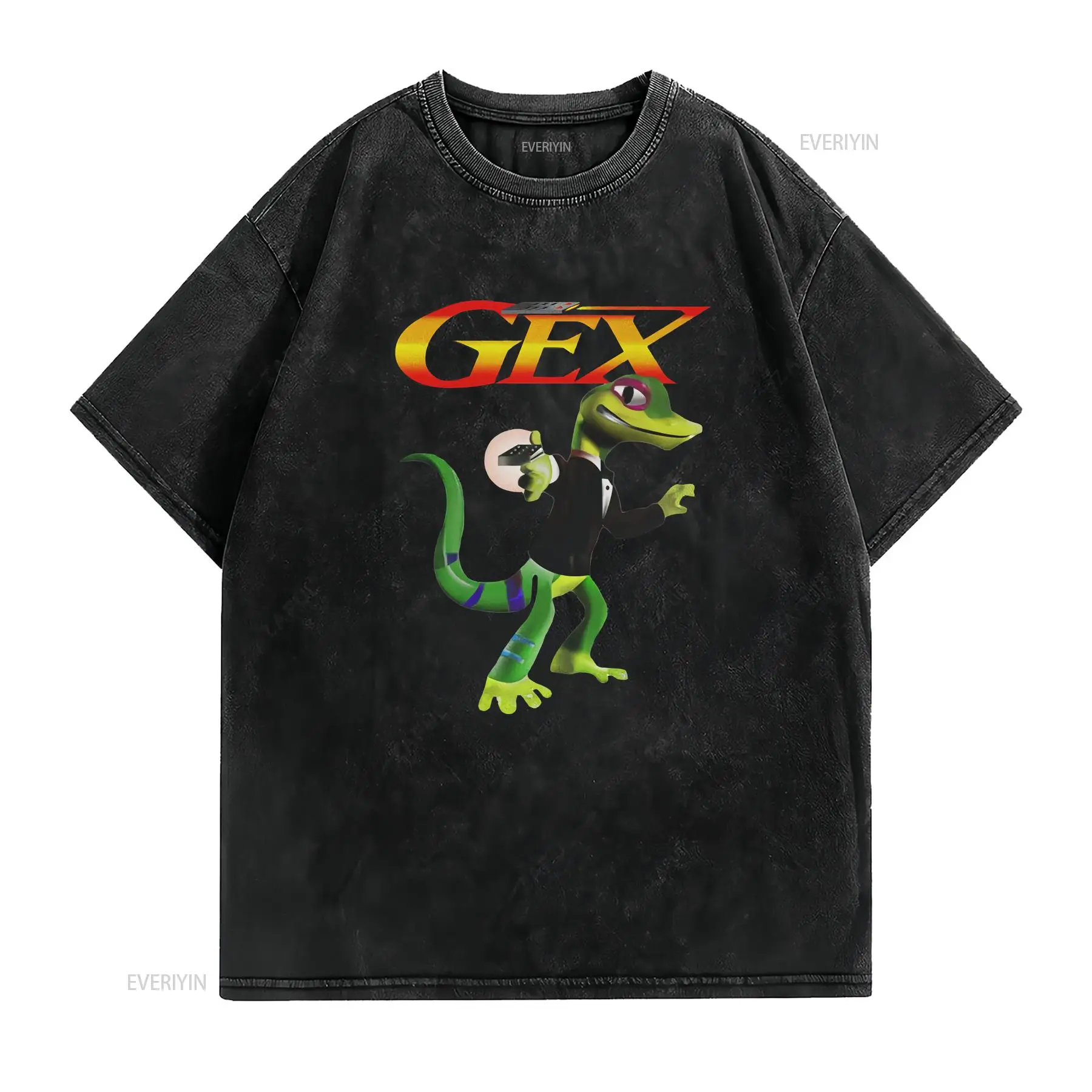 Camiseta Gecko Game Ps1, estil - Retro Gaming Gamestop reseña y precio