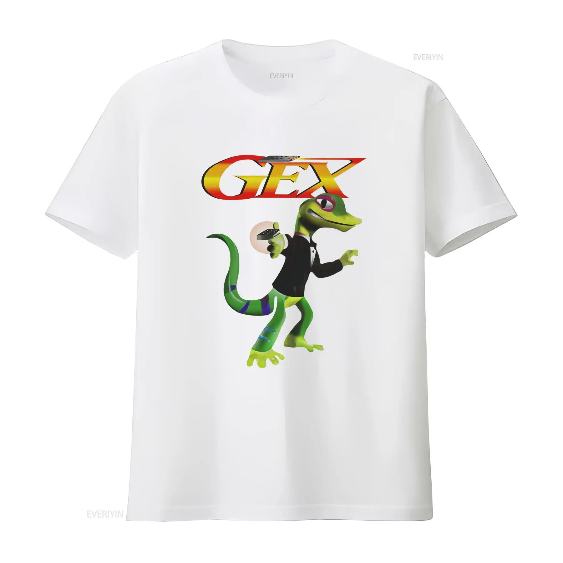Camiseta Gecko Game Ps1, estil - Retro Gaming Gamestop reseña y precio