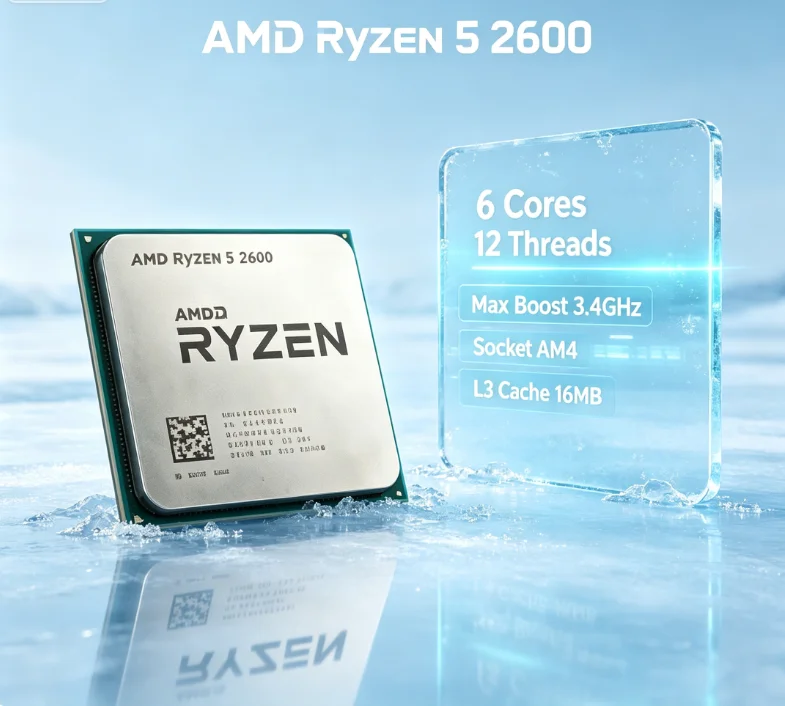 CPU AMD Ryzen 5 2600 R5 2600 d - Amd Cpu Ryzen 5 reseña y precio