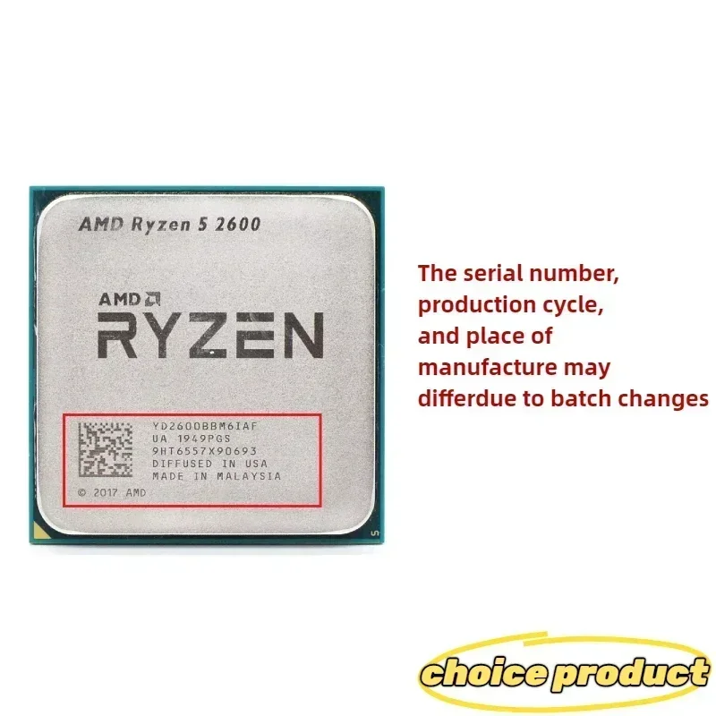 CPU AMD Ryzen 5 2600 R5 2600 d - Amd Cpu Ryzen 5 reseña y precio
