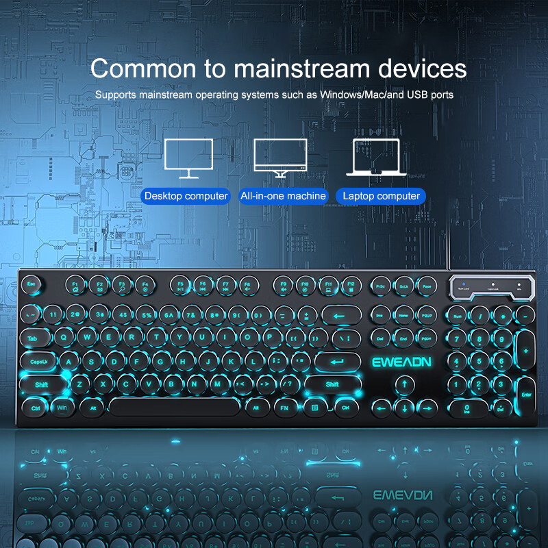 Teclado para juegos de máquina - Retro Gaming Keycaps reseña y precio