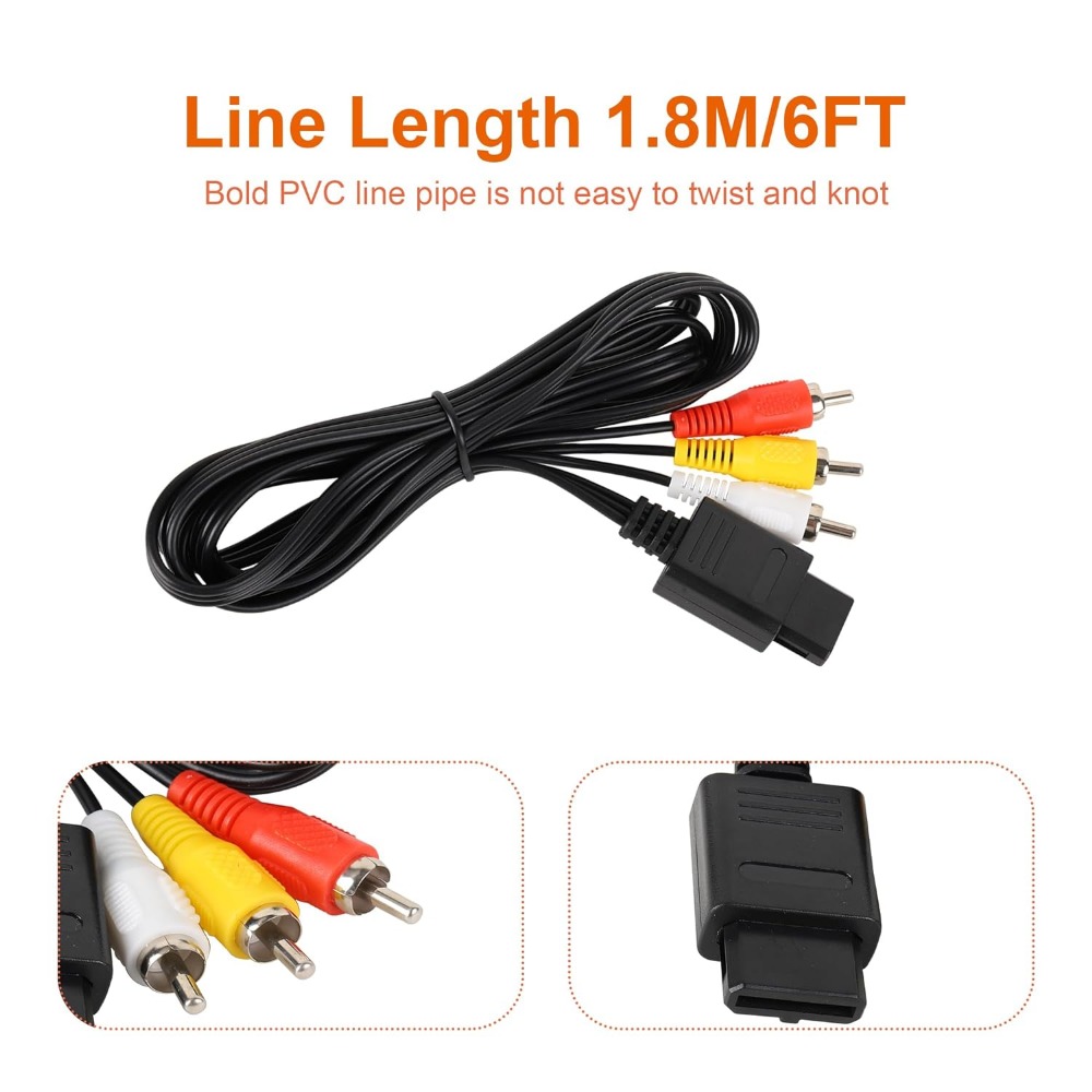 Cable AV de alta calidad para  - Retro Gaming Cable reseña y precio