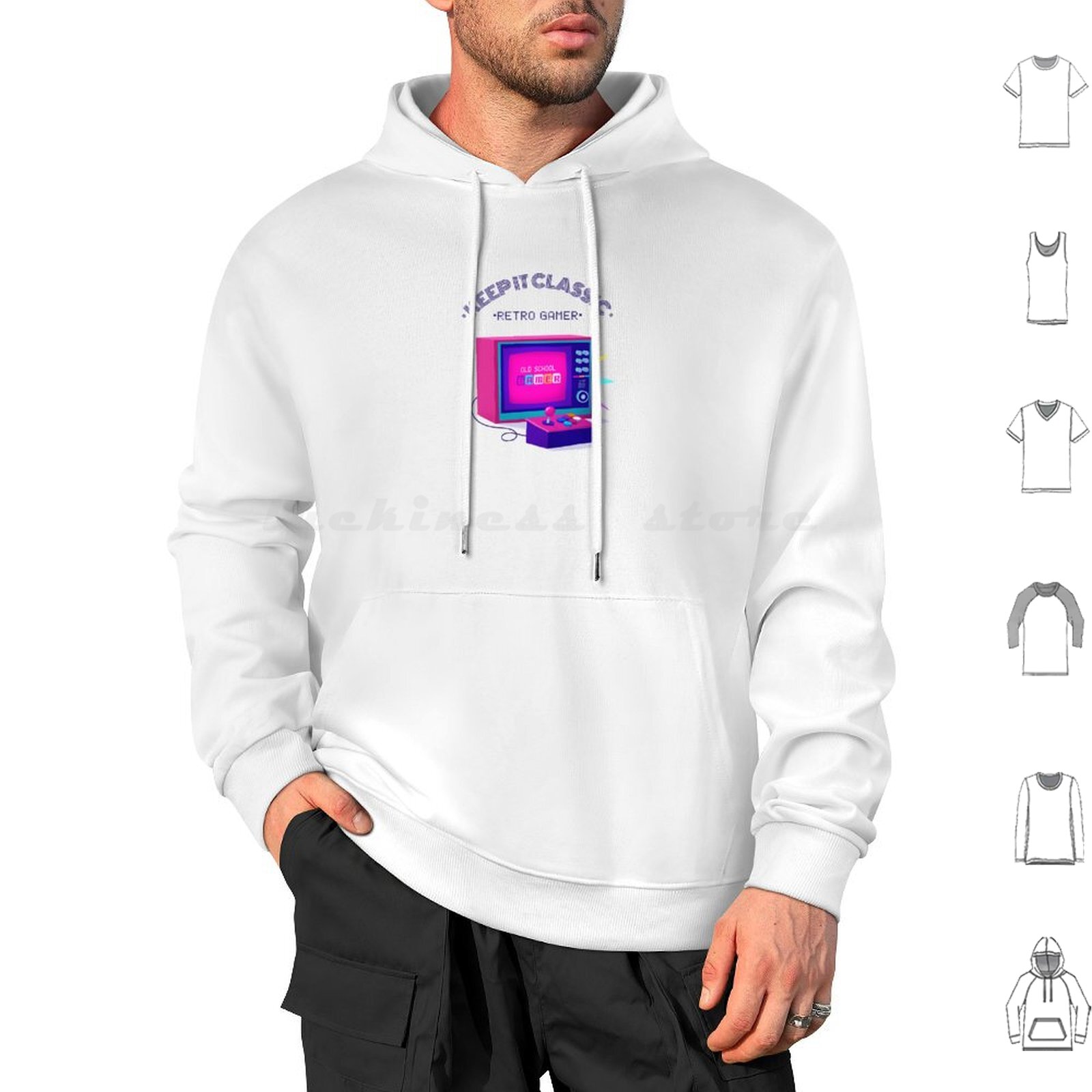 Sudadera con capucha Retro par - Retro Gaming Juegos reseña y precio