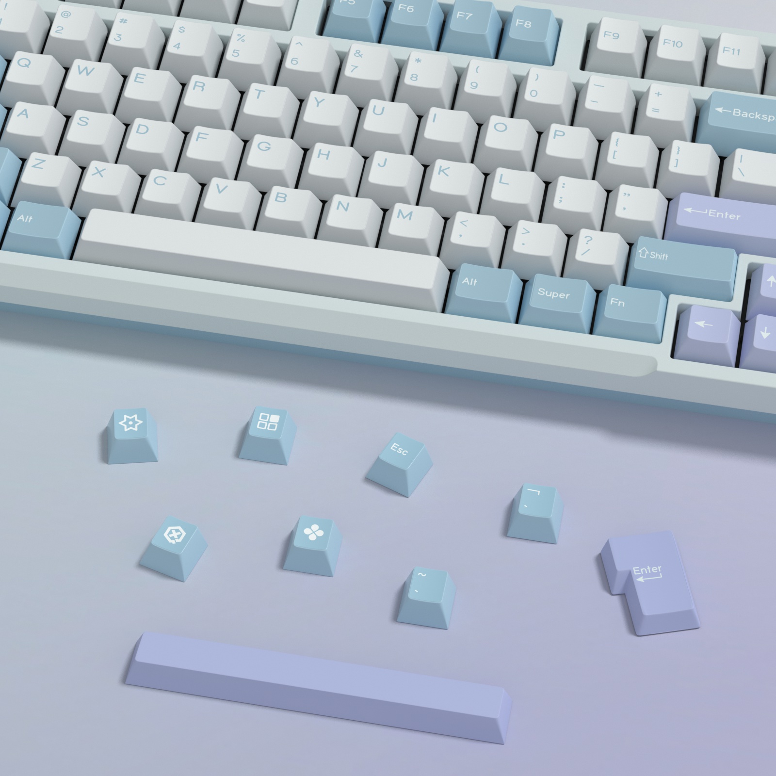 KBDiy GMK ilusión Keycap Cherr - Retro Gaming Keycaps reseña y precio