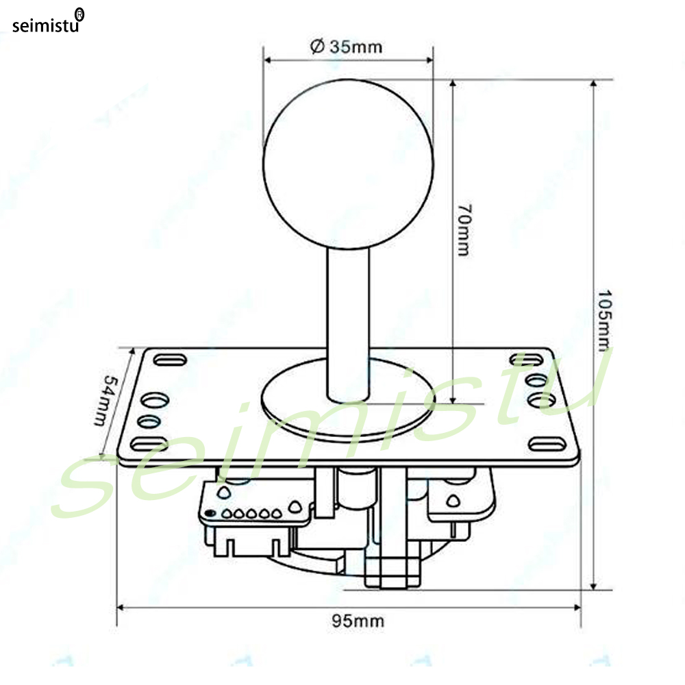 Copia de Joystick Sanwa Arcade - Retro Gaming Joystick reseña y precio