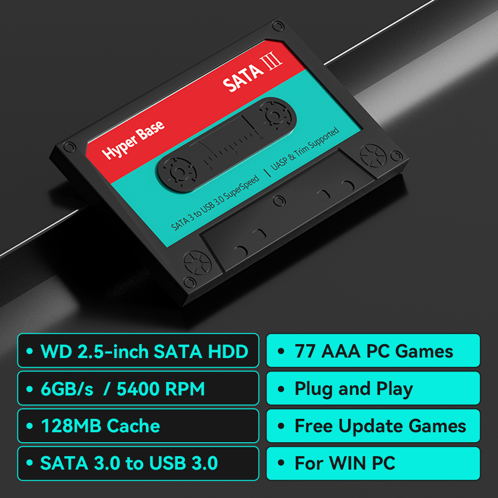 Disco Duro para Juegos de 2 TB - Retro Gaming Hdd reseña y precio