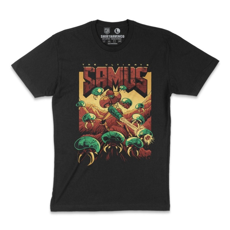 00012760 # Camiseta A-Samus Ar - Retro Gaming Gamestop reseña y precio